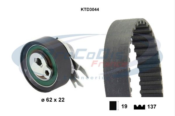 PROCODIS FRANCE paskirstymo diržo komplektas KTD3044